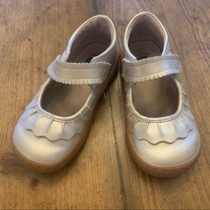 Livie and Luca Mary Janes - Champagne gold size 11